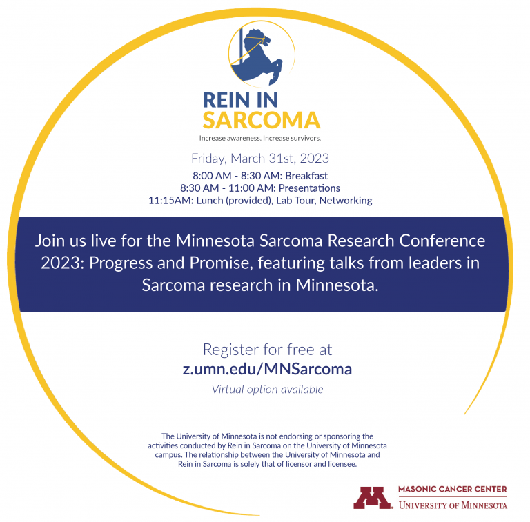 Minnesota Sarcoma Research Conference 2023: Progress and Promise